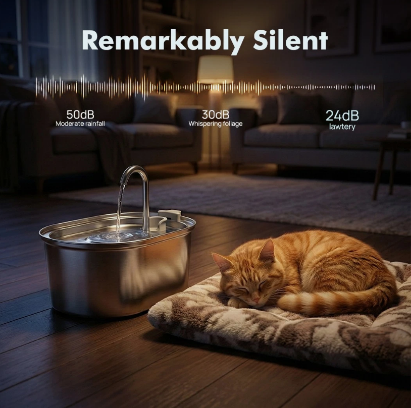 Roov™ Stainless Steel Drinking Fountain