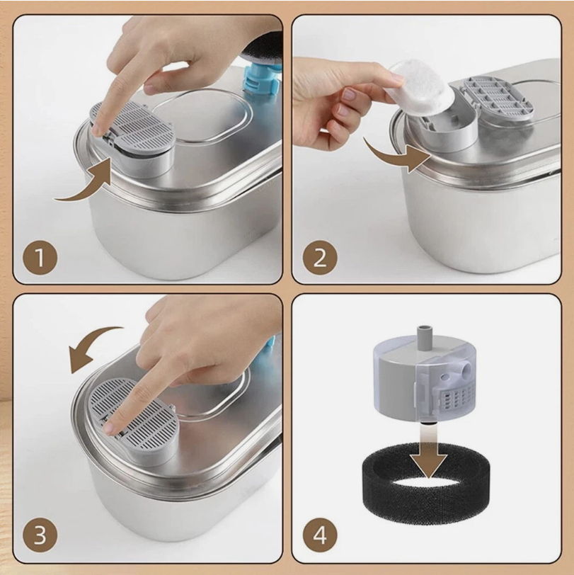 Roov™ Stainless Steel Drinking Fountain